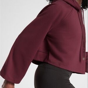 Athleta Maroon Hoodie Sweatshirt. Size S